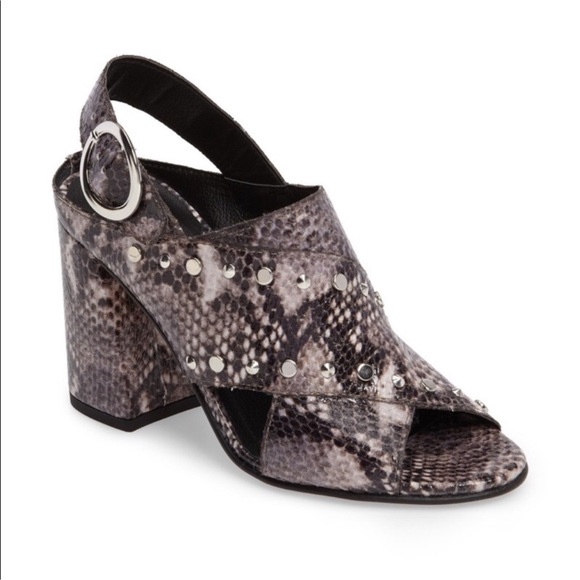 TOPSHOP NIXIE STUDDED MULES HEELS SANDALS - Picture 2 of 11